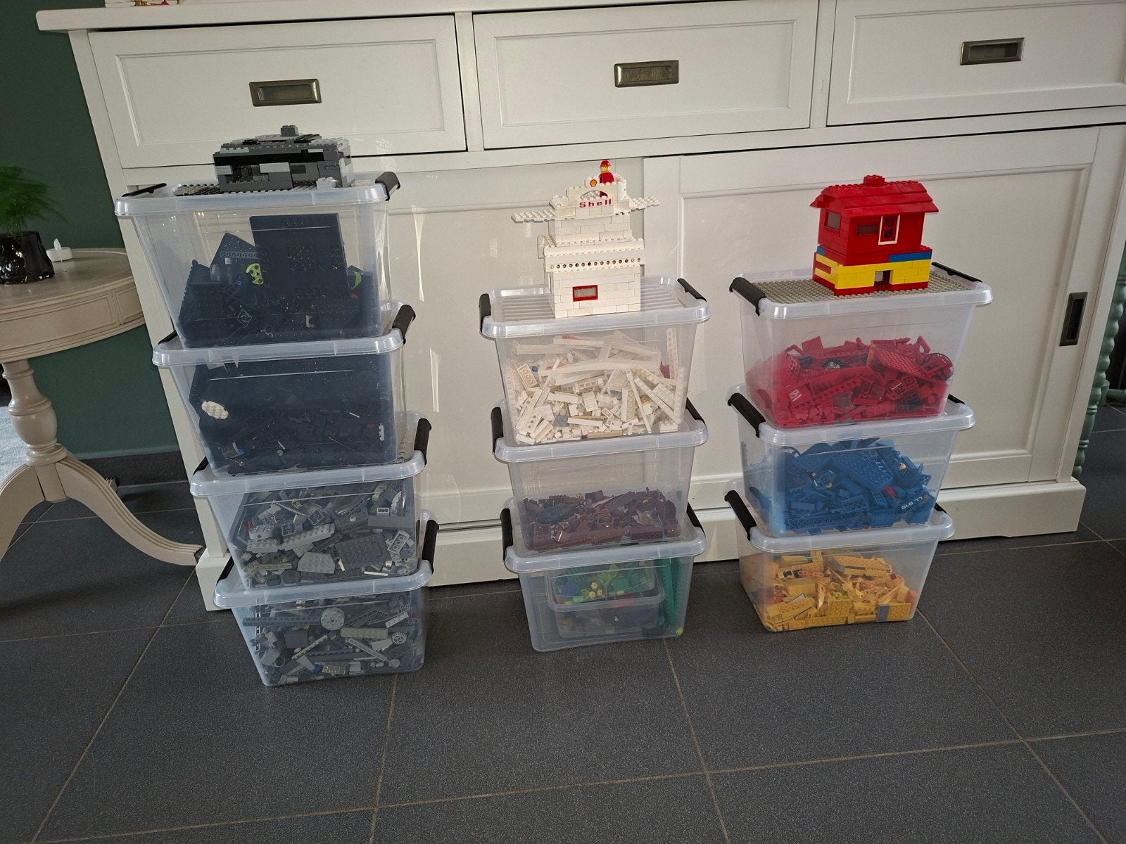 Grote partij LEGO stenen, gesorteerd op kleur, Ophalen of Verzenden, Gebruikt, Overige merken