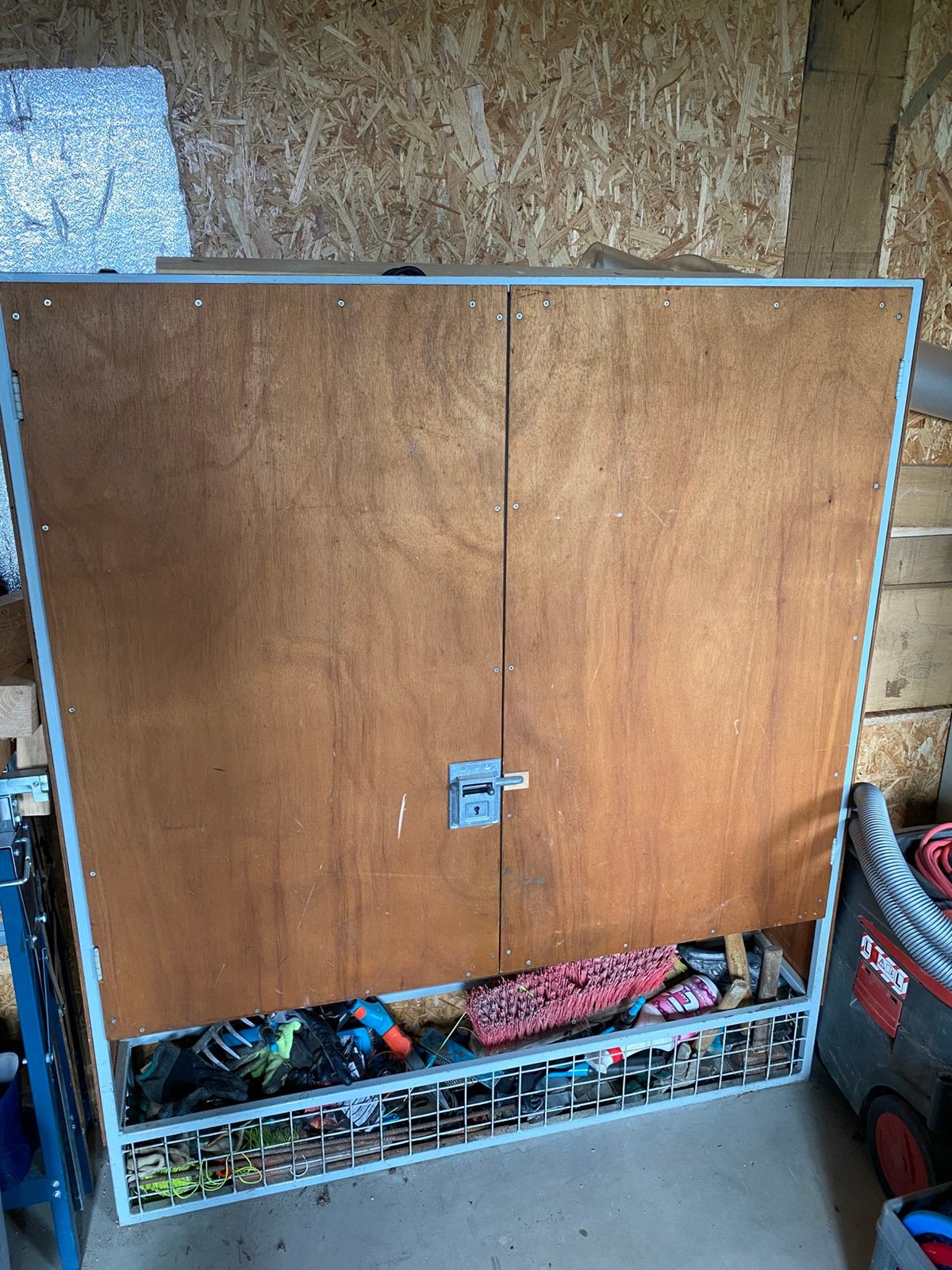 Garage kast hang wand kast, Ophalen, 100 tot 150 cm, Zo goed als nieuw, 150 tot 200 cm