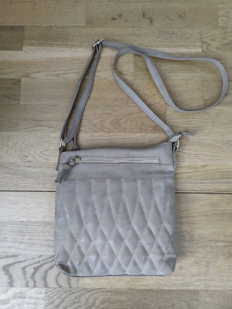 Schoudertas, beige, Ophalen of Verzenden, Zo goed als nieuw, Beige, Overige merken