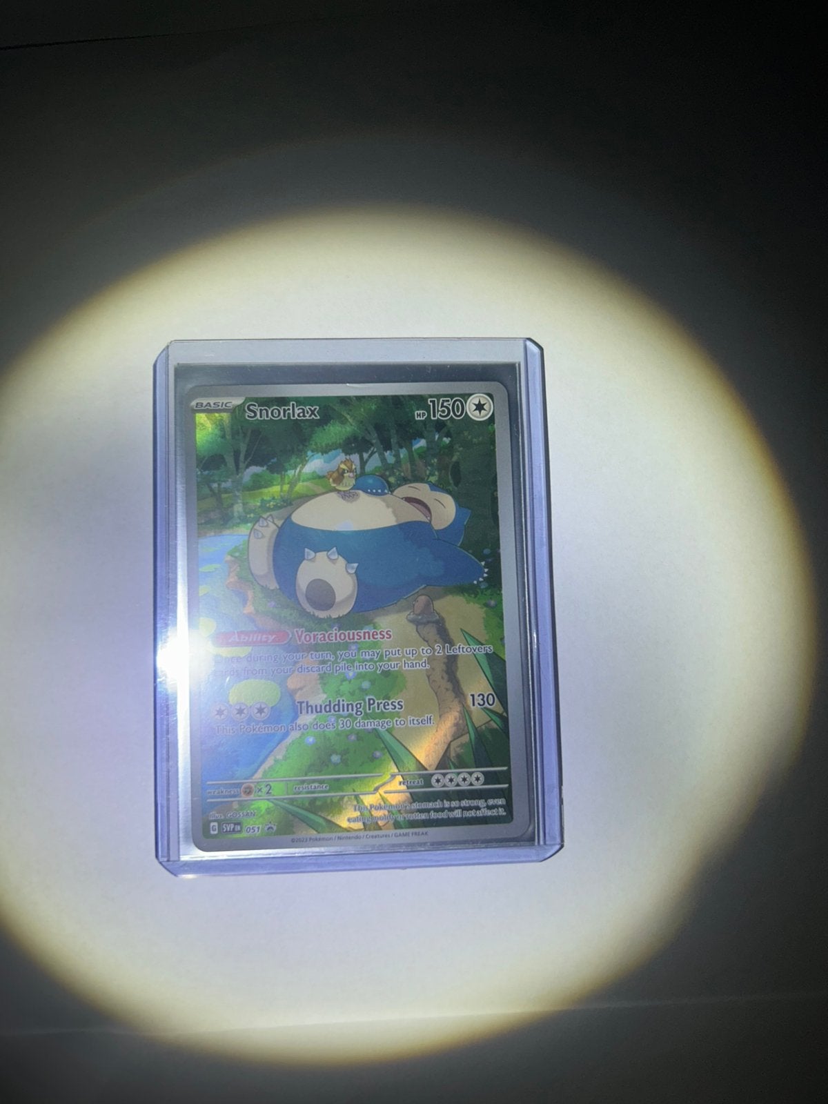 Pokemon kaart snorlax, Ophalen of Verzenden, Nieuw, Losse kaart