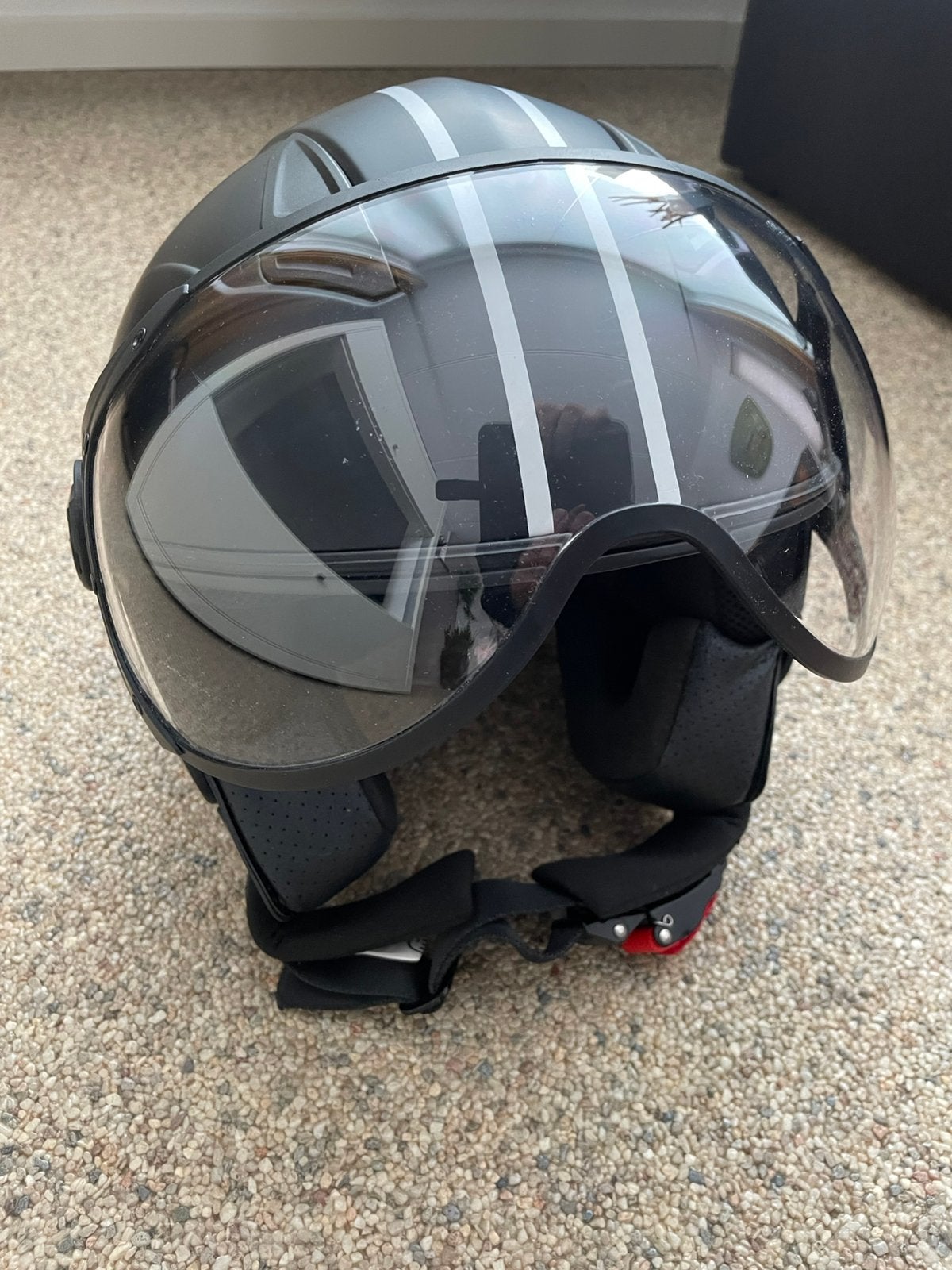 helm snorfiets, bromfiets scooter, Ophalen, Zo goed als nieuw, XS