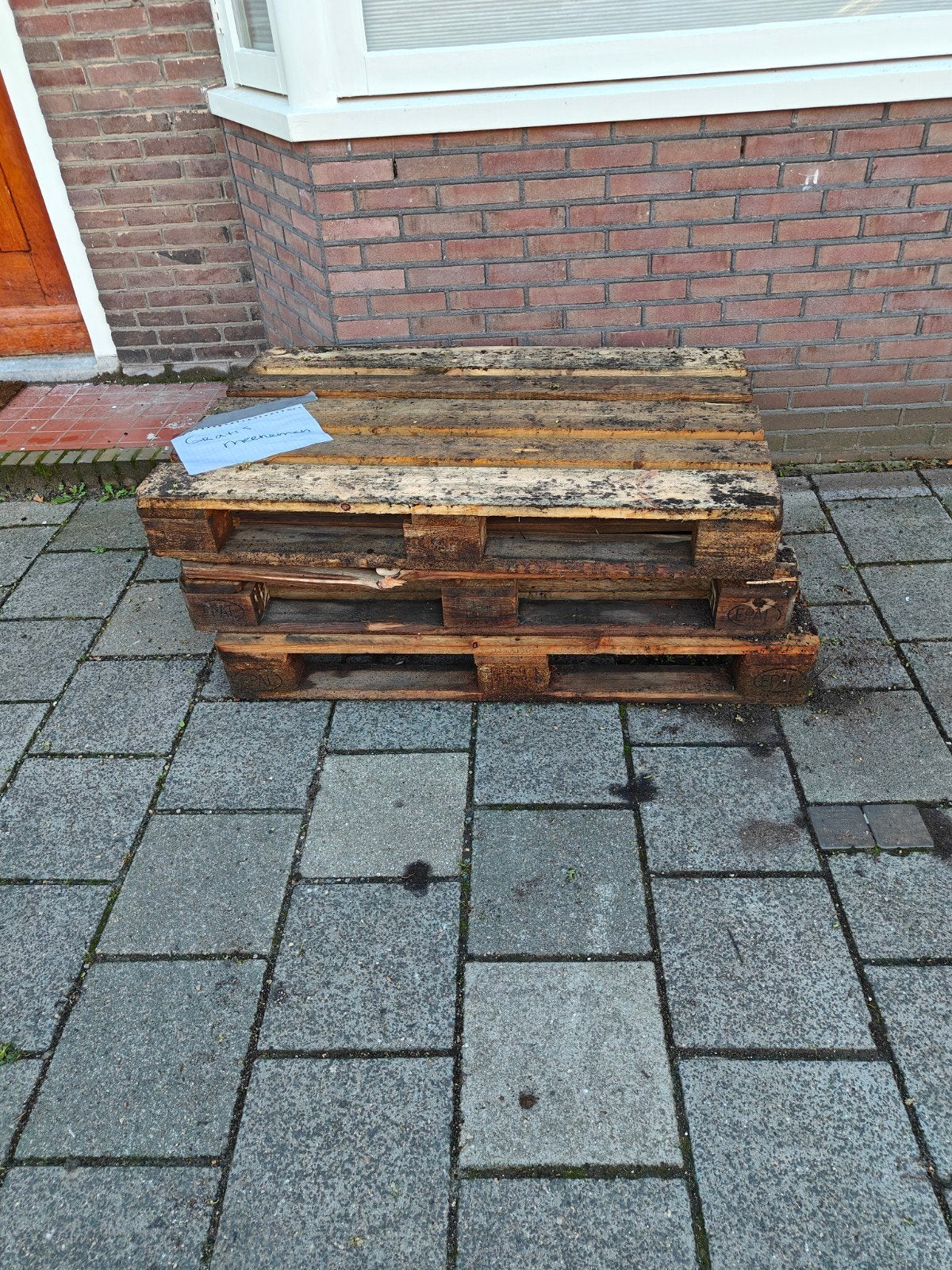 4 europallets, Ophalen, Minder dan 25 mm, Pallet, Minder dan 200 cm