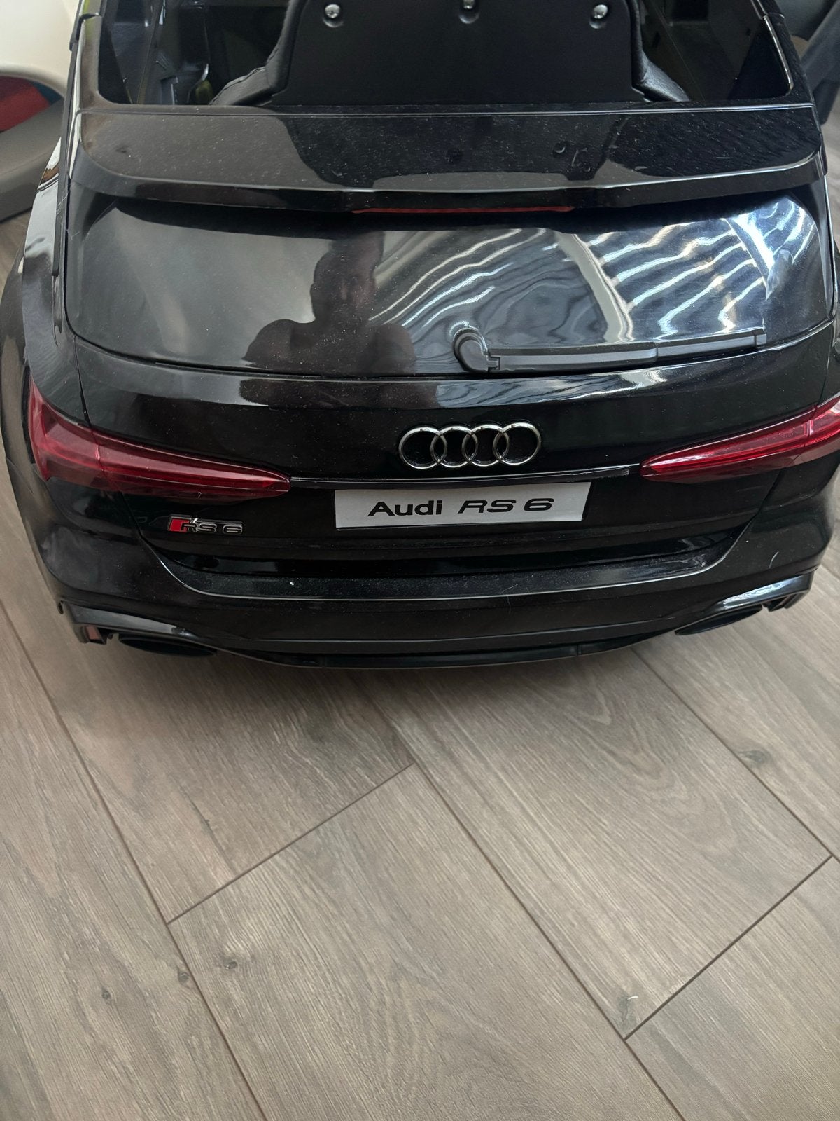 Elektrische kinderauto Audi RS6 - Zwart, Ophalen, Gebruikt