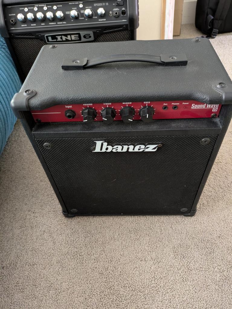 Ibanez Sound Wave 15 Basgitaarversterker, Ophalen