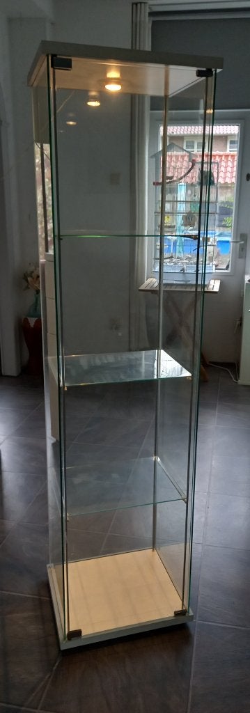 vitrinekast, Ophalen, Minder dan 50 cm, Glas, 150 tot 200 cm