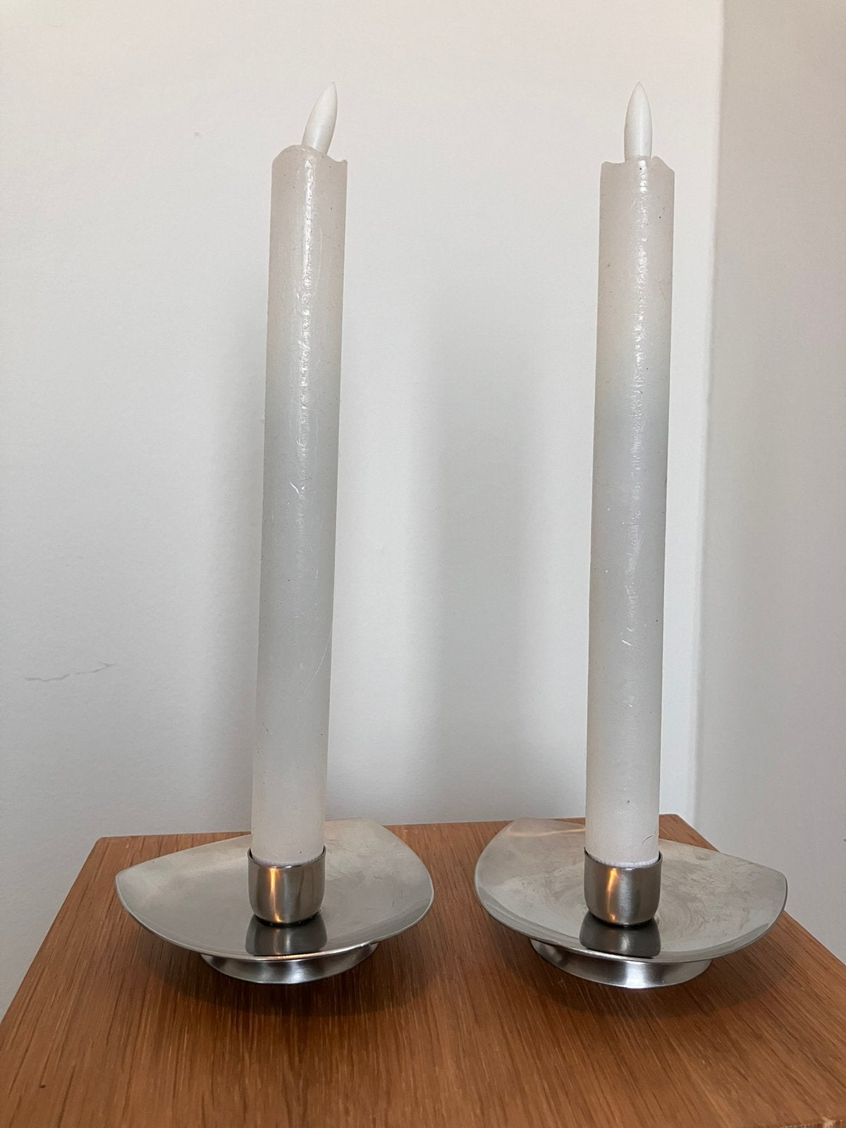 Deens design kandelaars, Huis en Inrichting, Woonaccessoires | Kandelaars en Kaarsen, Zo goed als nieuw, Kandelaar, Minder dan 25 cm