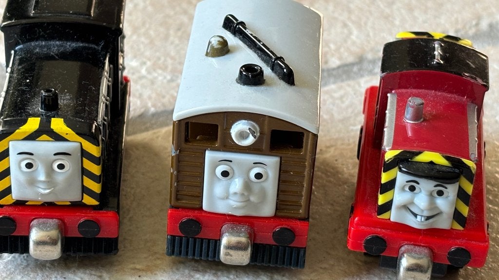 Thomas de trein Mavis, Salty, Toby, Kinderen en Baby's, Ophalen of Verzenden, Gebruikt