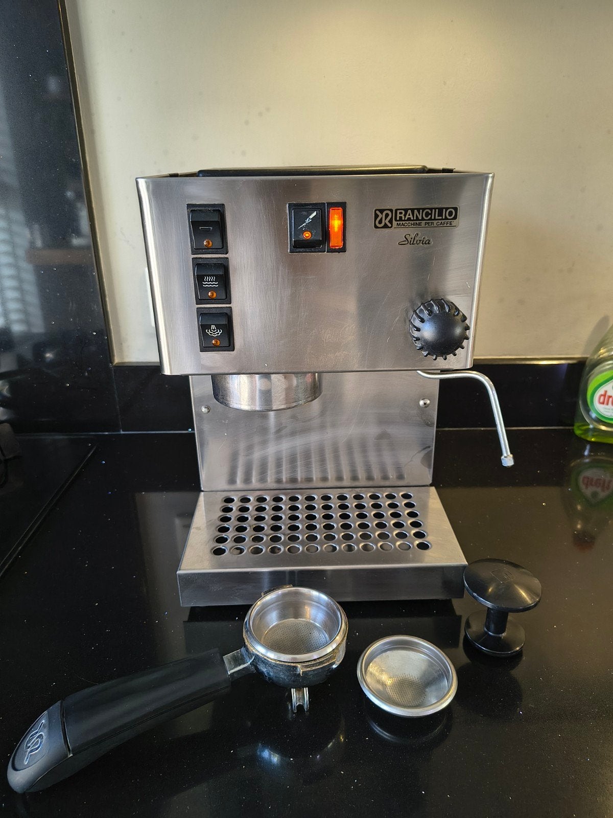 Rancilio Silvia V1 Espressomachine, Witgoed en Apparatuur, Koffiezetapparaten, Ophalen, Espresso apparaat