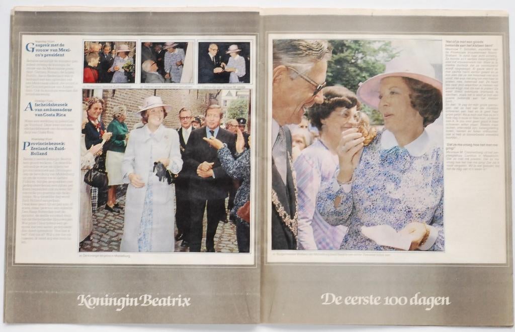 Koningin Beatrix de eerste 100 dagen - Libelle plaatjesalbum, Verzenden, Gelezen, Overige