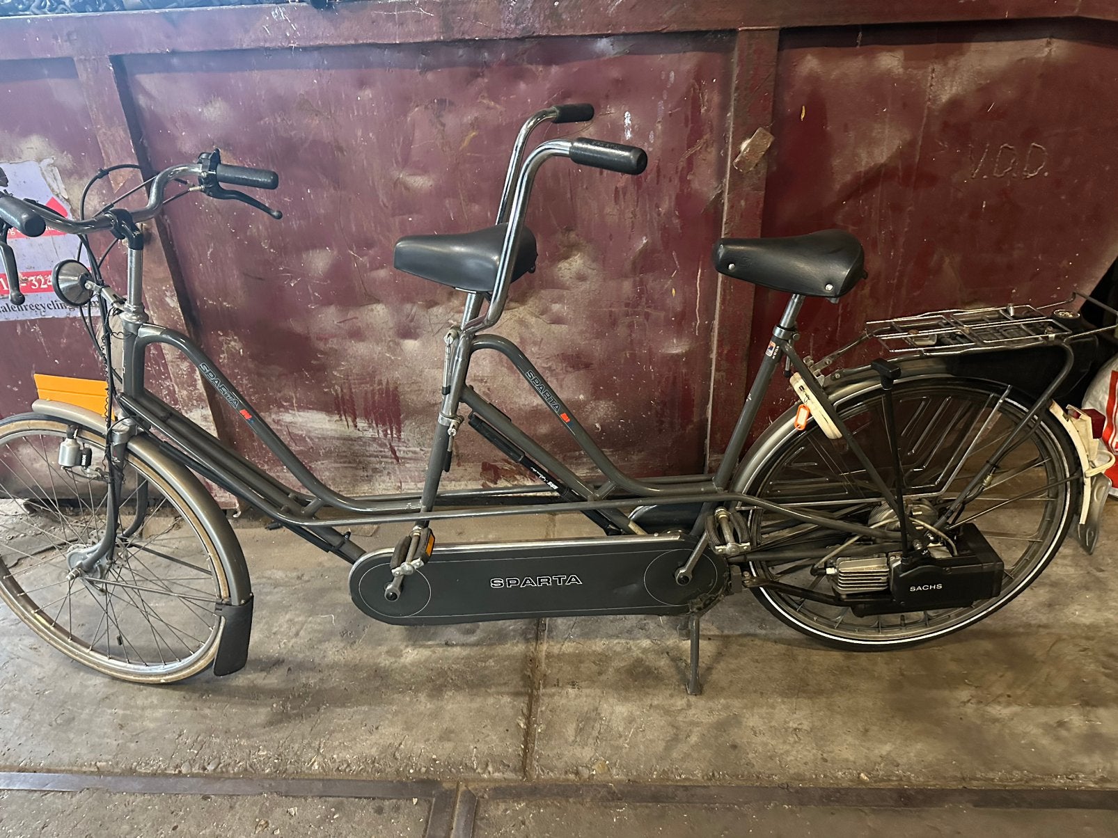 sachs spartamet snor tandem, Ophalen