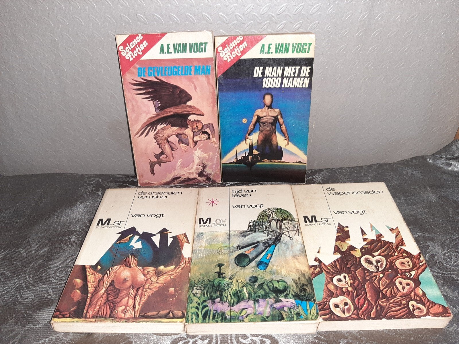 A.E. van Vogt Science Fiction Boeken Collectie (5 stuks), Ophalen of Verzenden, Gelezen, A.E. van Vogt
