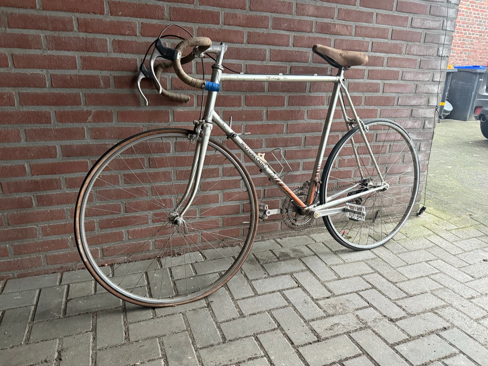 Originele Motobécane racefiets met stalen frame, Gebruikt, Ophalen, Overige merken, 10 tot 15 versnellingen