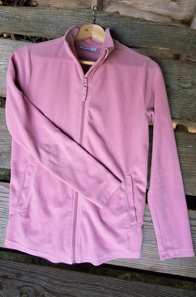 Fleecevest, lichtroze met kraag., Maat 38/40 (M), Ophalen of Verzenden, Zo goed als nieuw, Roze