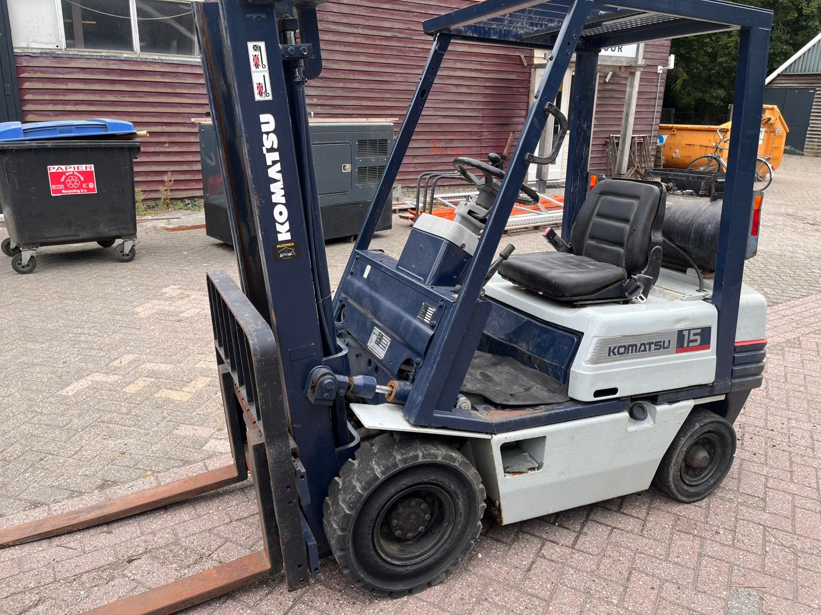 Heftruck komatsu 15 1500 kg vorkheftruck, 1000 tot 2000 kg, Ophalen, LPG, Heftruck
