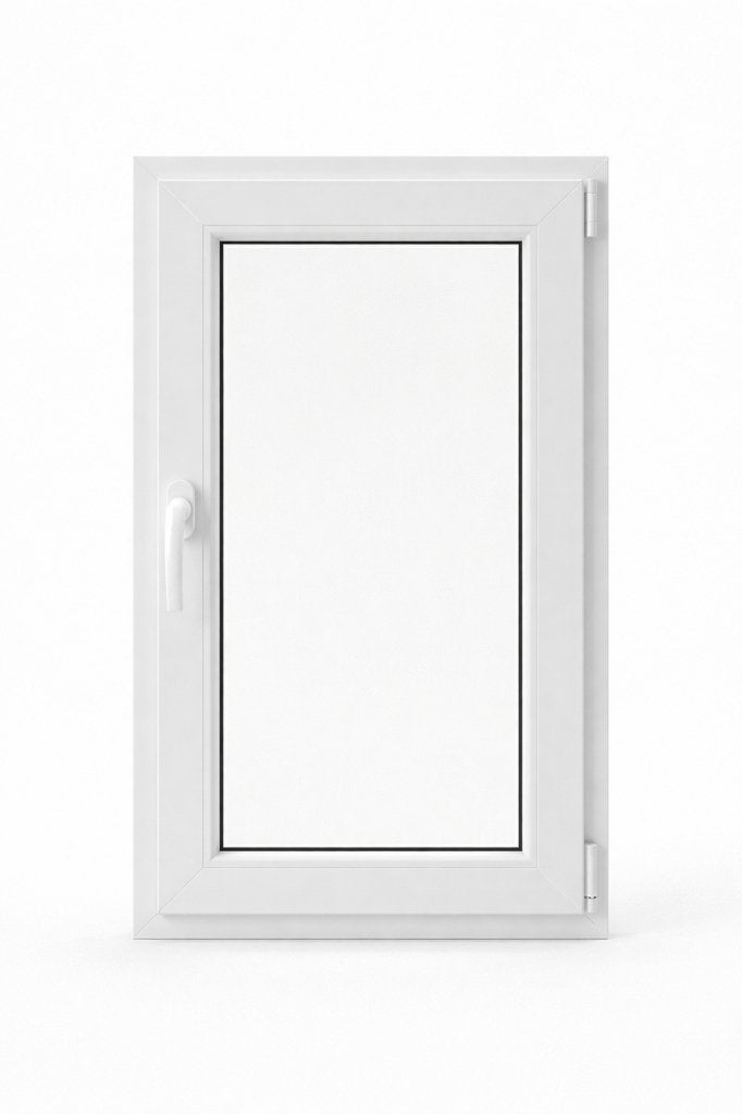 Kunststof Draaikiepkozijn 50 X 70 Cm Antraciet 70mm |, Niet ingevuld, Kunststof, Raamkozijn, Niet ingevuld