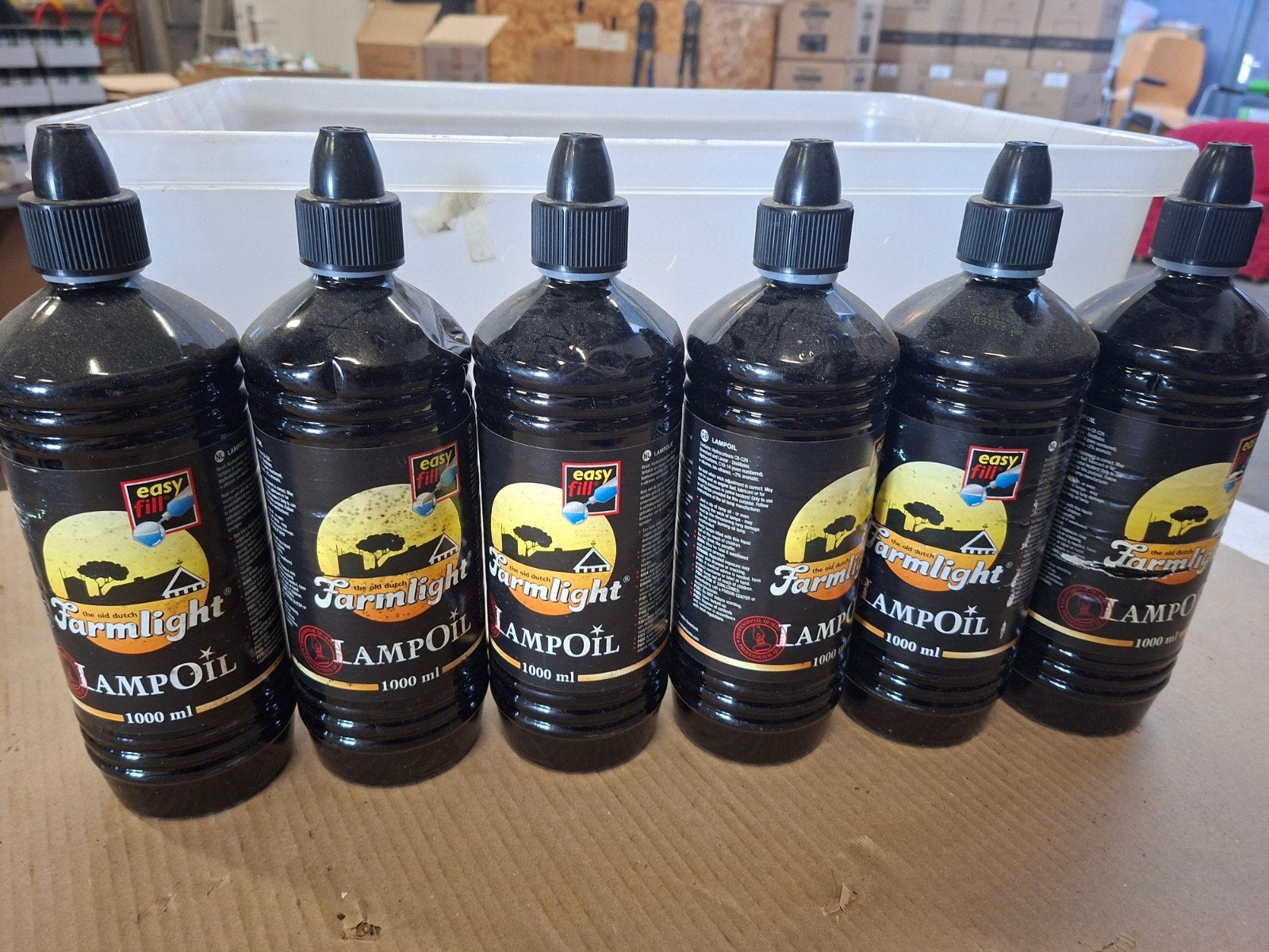 FarmLight Lampolie 1000 ml - 6 flessen, Ophalen of Verzenden, Nieuw, Traditioneel