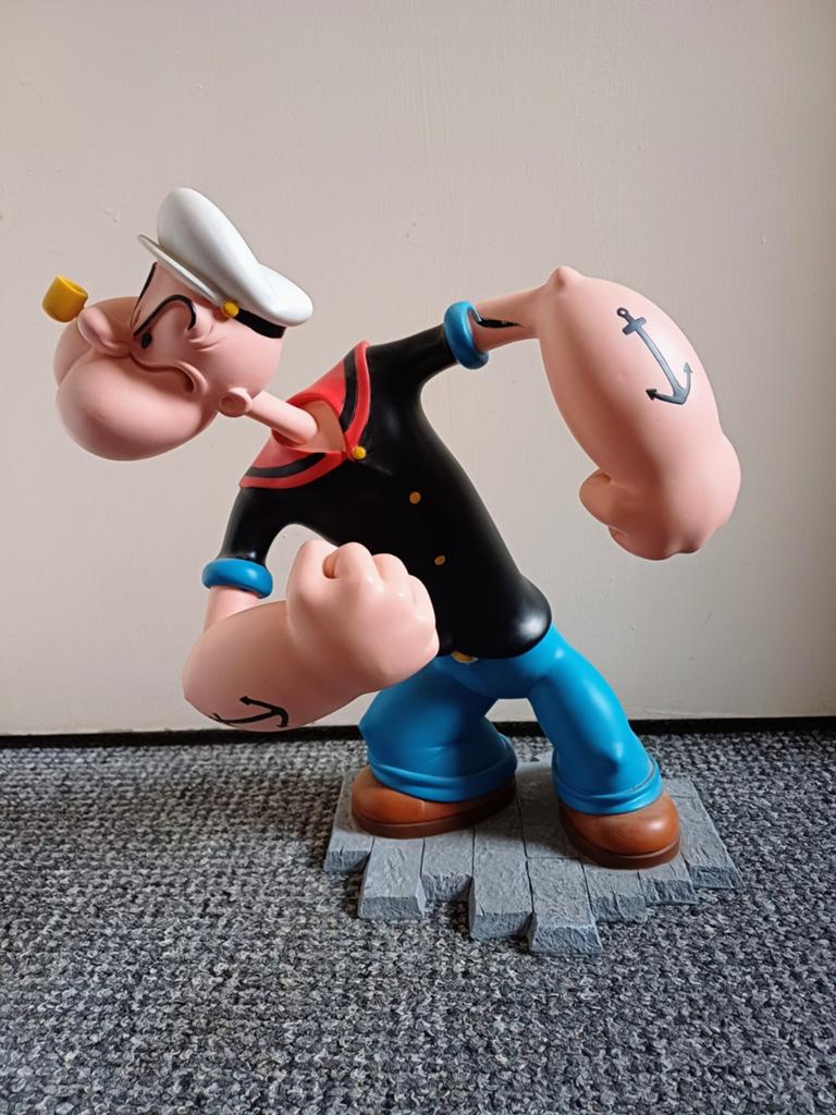 Popeye beeld, Verzamelen, Ophalen, Gebruikt, Mens