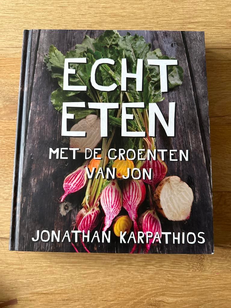 Echt Eten - Jonathan Karpathios Kookboek, Voorgerechten en Soepen, Ophalen of Verzenden, Zo goed als nieuw, Europa