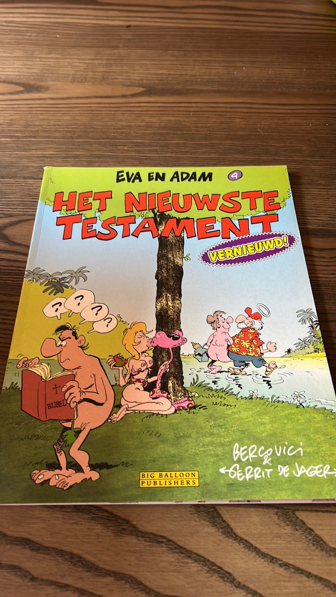 Eva en adam 4 nieuwste testament berco vici gerrit de jager, Eén comic, Ophalen of Verzenden, Zo goed als nieuw, Europa