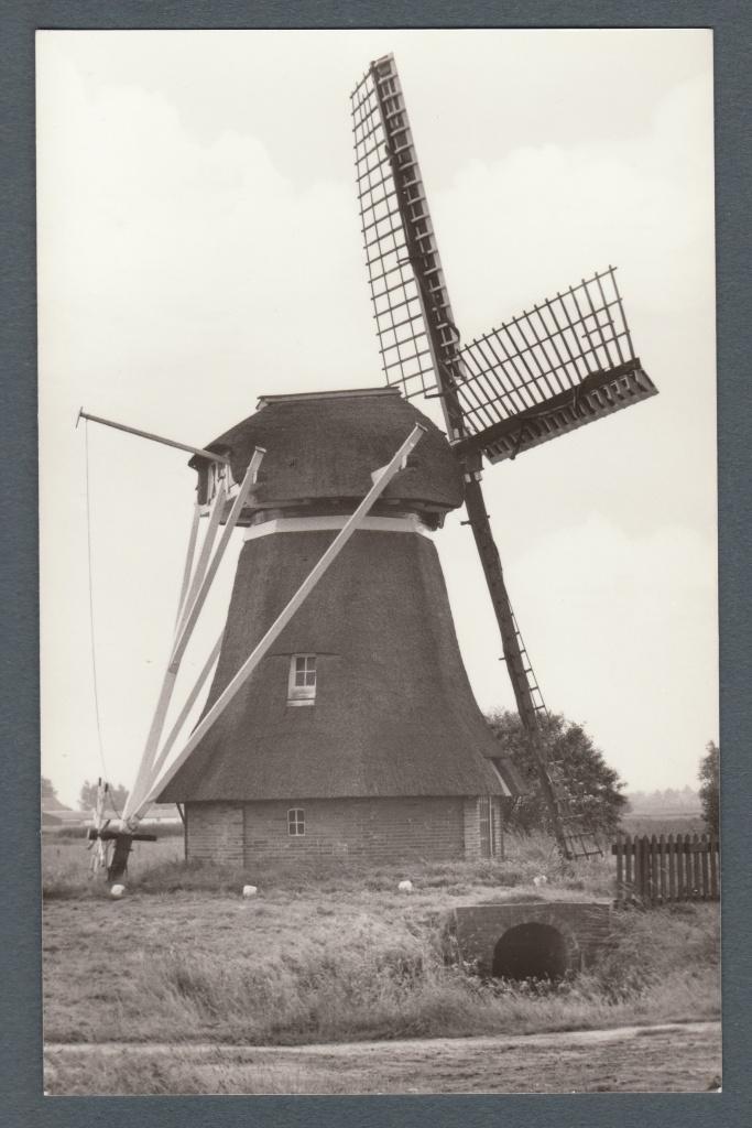 Slochteren - Poldermolen Meneersmolen, Verzenden, 1960 tot 1980, Ongelopen, Groningen