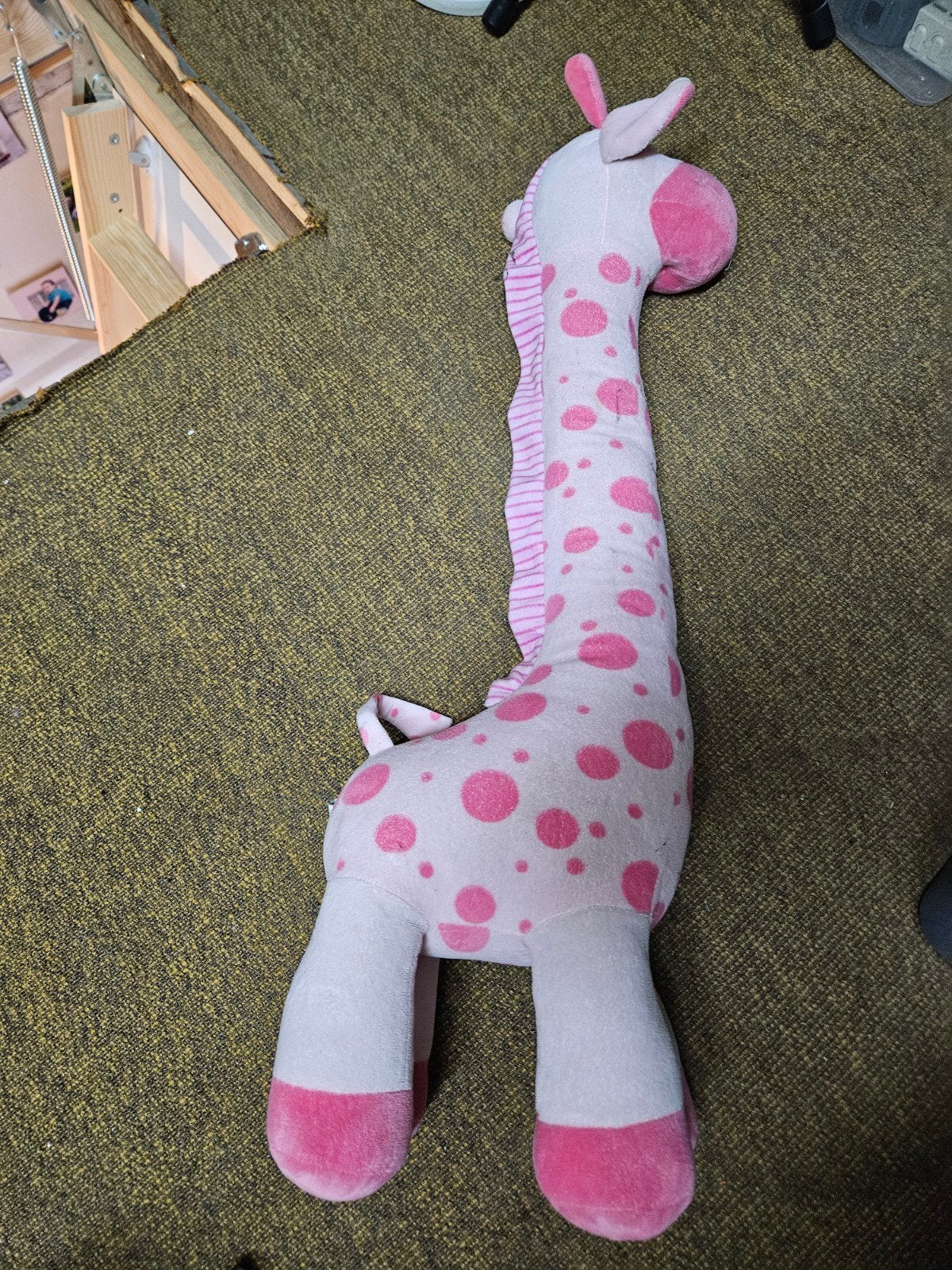 grote giraffe knuffel, Ophalen of Verzenden, Zo goed als nieuw, Overige typen
