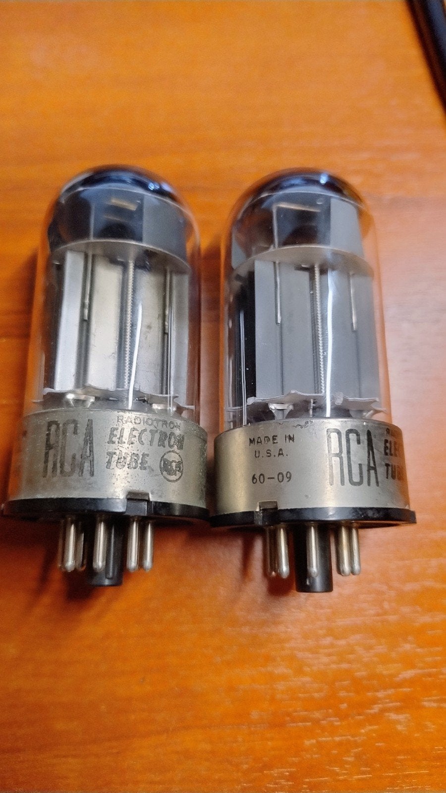 Paar (2x) RCA Radiotron 6080 vacuum tubes / buizen – Made in, Ophalen of Verzenden