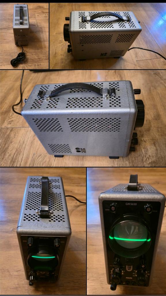 Vintage Philips GM 5650 Oscilloscoop - Werkend, Ophalen of Verzenden, Nieuw, Geluid