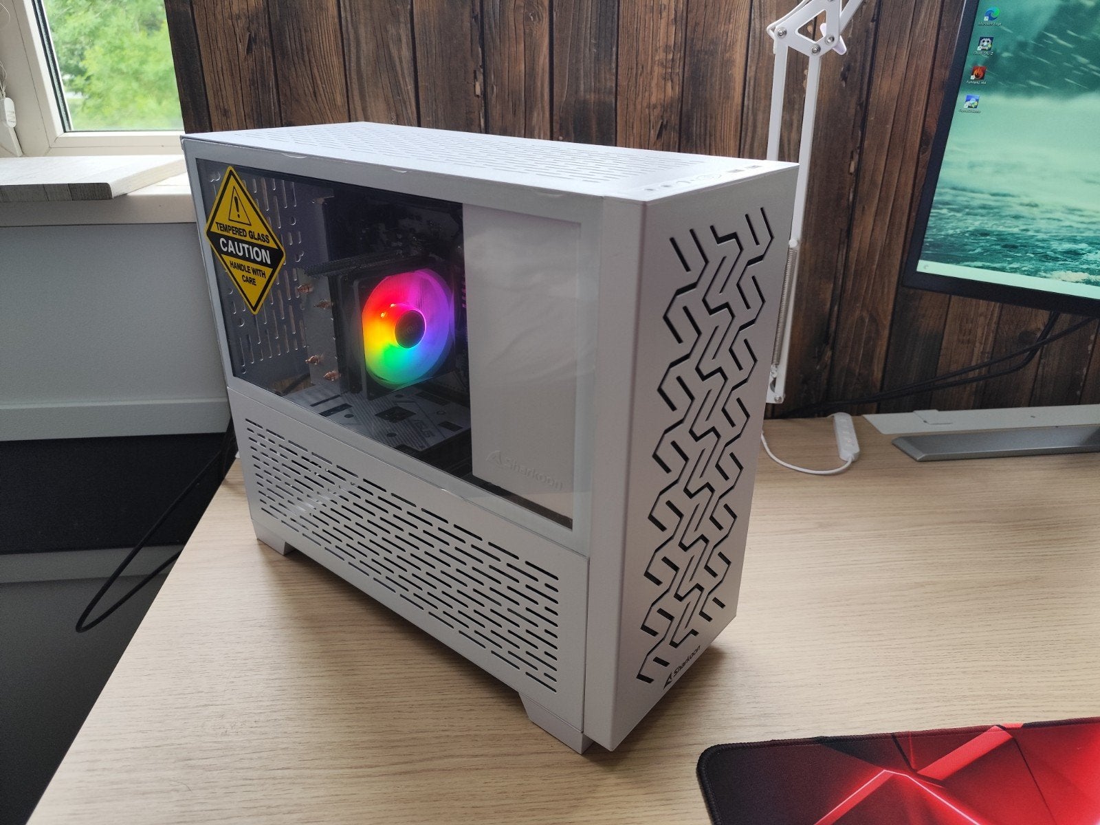Witte Gaming PC RGB – Ryzen 5 3600 + RTX 3060, Computers en Software, Desktop Pc's, Zo goed als nieuw, Gaming, HDD, Met videokaart