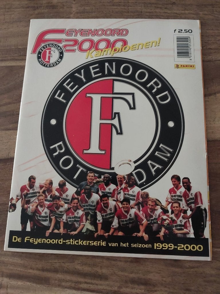 Compleet Panini Feyenoord 2000 Kampioenen, Verzamelen, Verzenden, Zo goed als nieuw, Feyenoord, Poster, Plaatje of Sticker