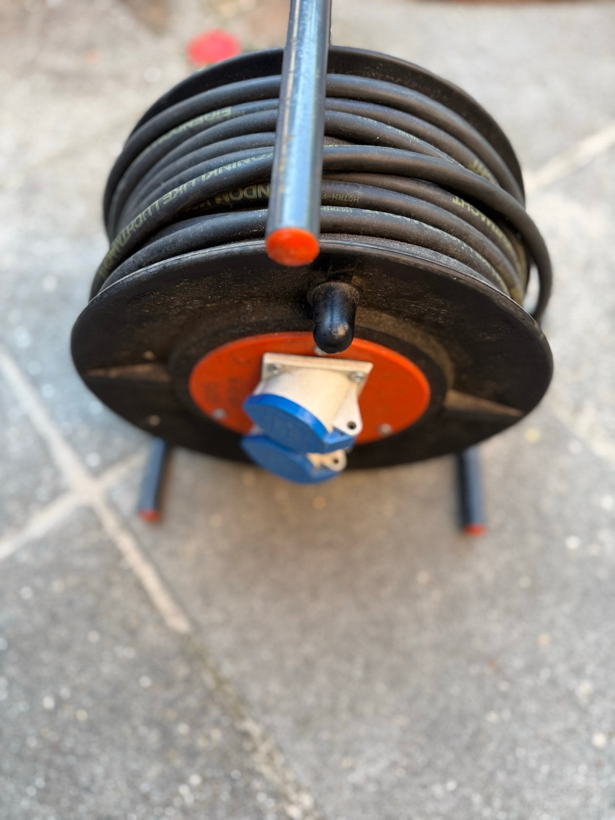 Robuuste verlengkabelhaspel H07RN-F 3G2.5 mm², Ophalen, Gebruikt, Kabel of Snoer