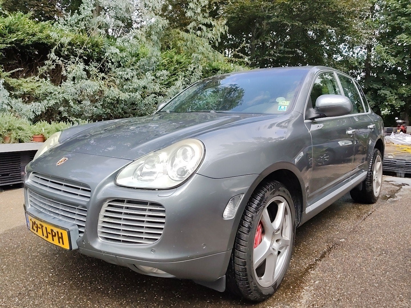 Porch Cayenne Turbo S. 4.5  V8.  Leer, Navi. Open dak, Auto's, Cayenne, Leder, Stationwagon, 4500 cc