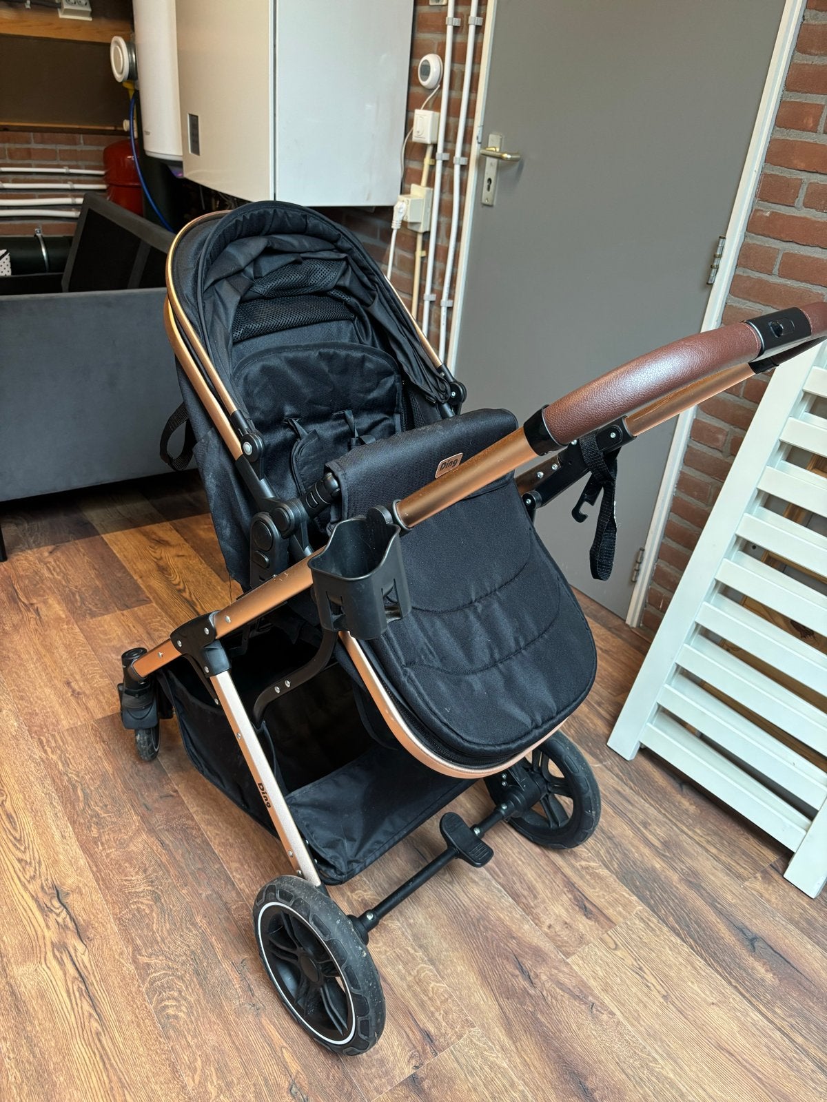 Ding kinderwagen 3-in-1, Kinderen en Baby's, Kinderwagens en Combinaties, Gebruikt, Met autostoeltje, Combiwagen, Ophalen