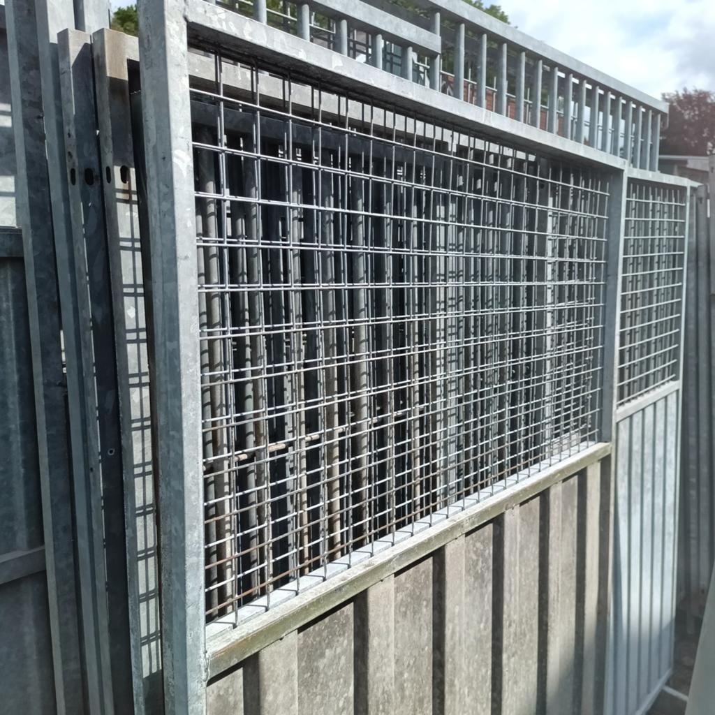 2 stuks 1,25m  175 hoog hondenkennel kennelpaneel 2/3 dicht, Ophalen, Hondenkennel, 100 cm of meer, 110 cm of meer