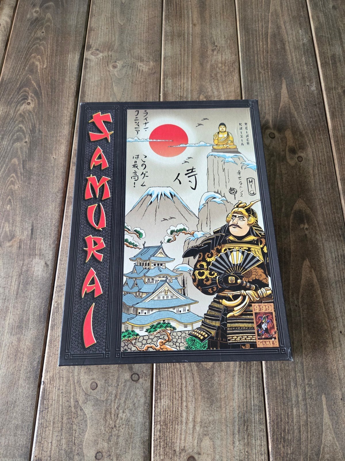 Bordspel Samurai 999 games 1998 NL als nieuw en compleet, Ophalen of Verzenden
