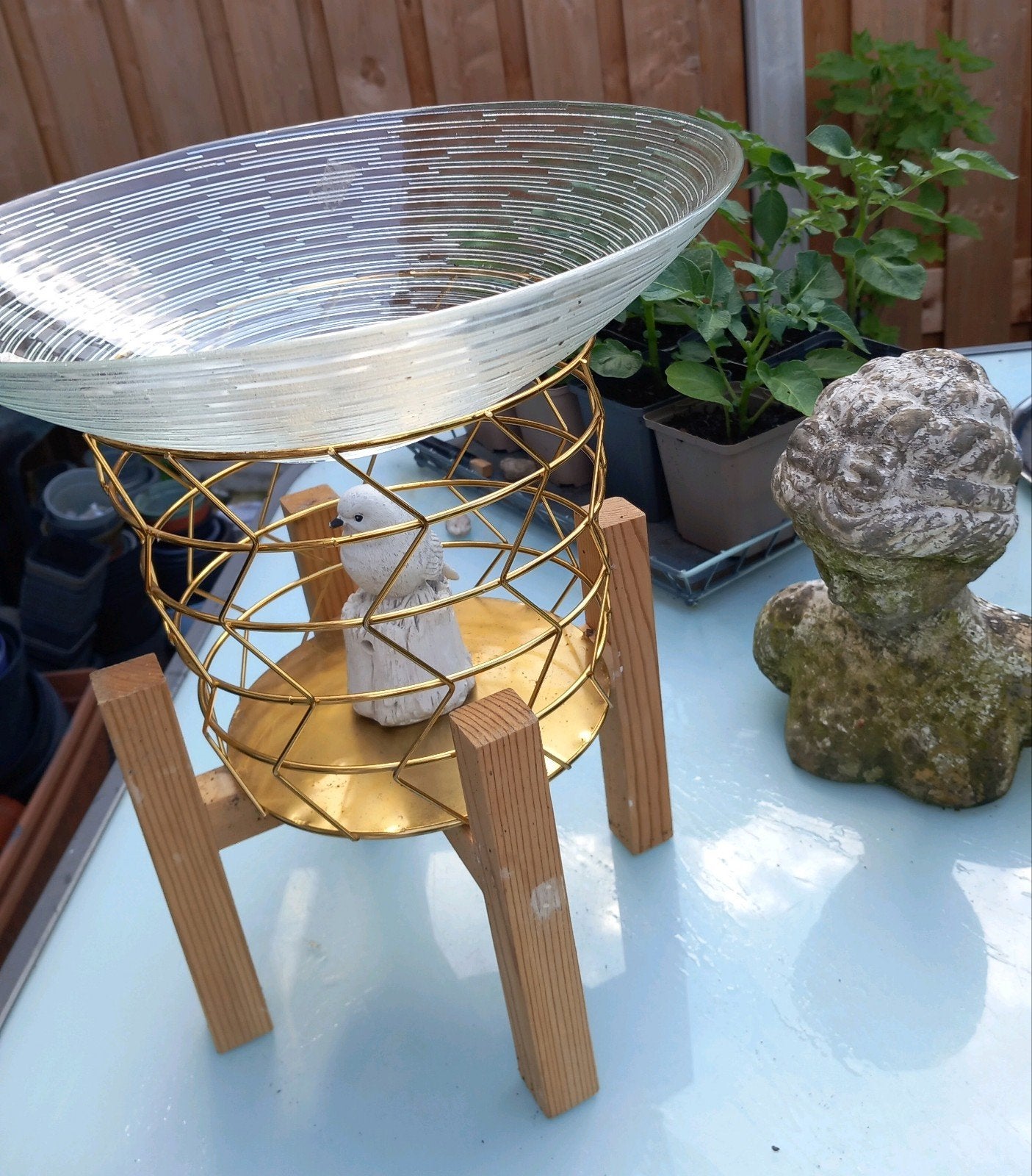 Tuin Fontein Solar Vogelbad 🐦‍⬛, Ophalen