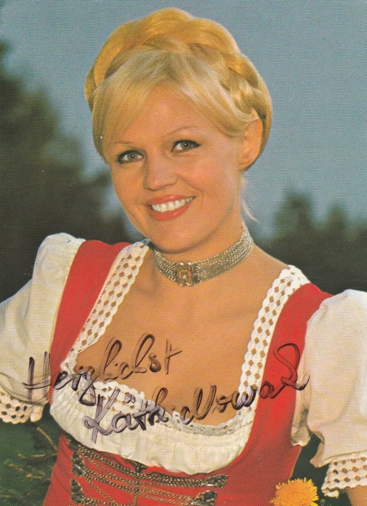 Ansichtkaart, Artiest,  Käthi Nowak  (477), Ophalen of Verzenden, 1980 tot heden, Sterren en Beroemdheden