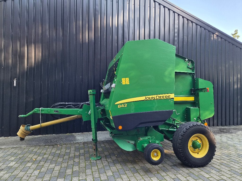 Rondebalenpers John Deere 842 Balenpers Vario 0.60 t/m 1.30, Zakelijke goederen, Ophalen of Verzenden, Glastuinbouw, Oogstmachine