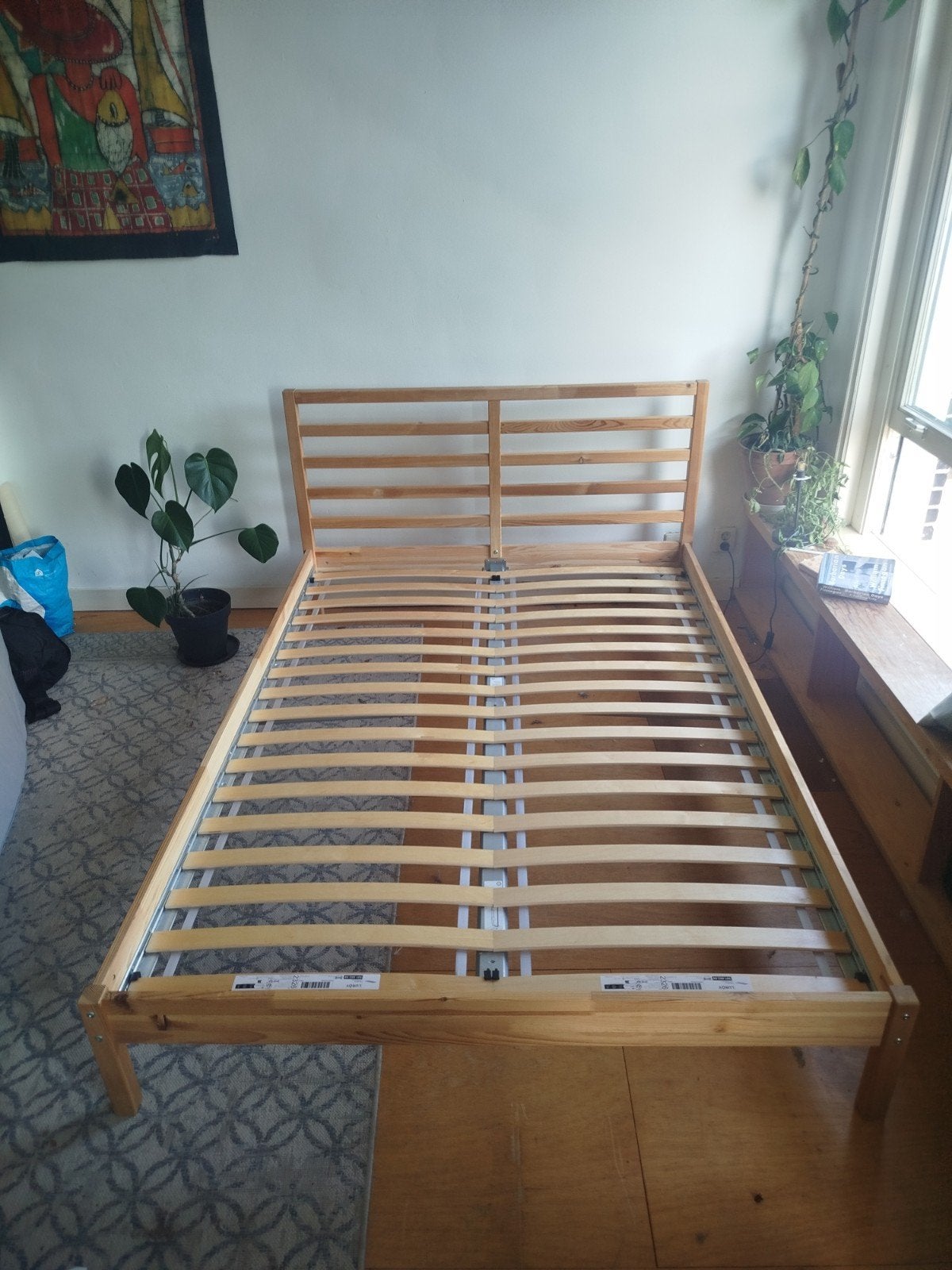 IKEA Tarva bed frame for sale! 140x200 cm., Huis en Inrichting, Ophalen, Tweepersoons, 140 cm, Zo goed als nieuw