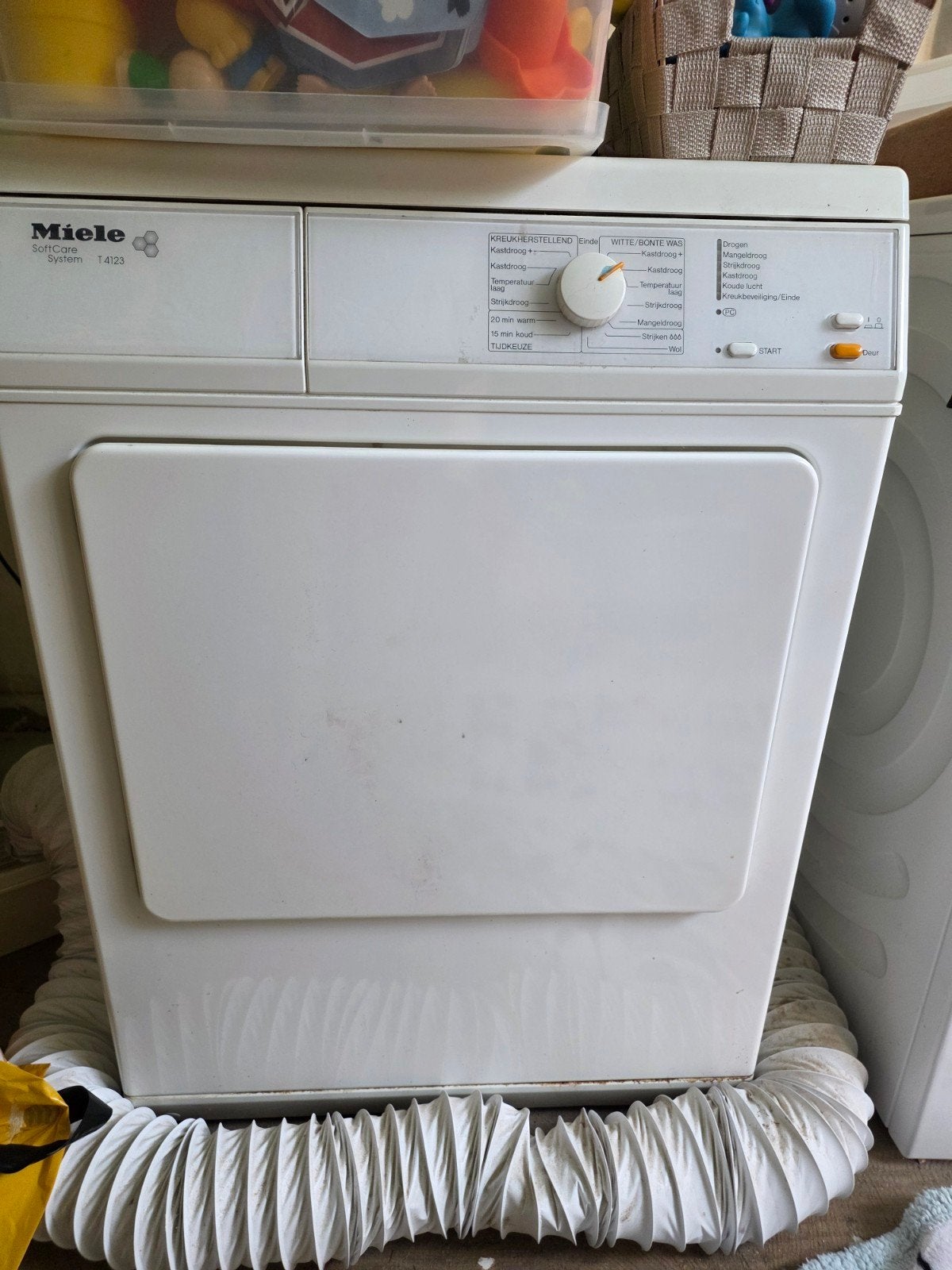 Miele SoftCare T4123 Luchtafvoerdroger - Gebruikt maar goed, Ophalen