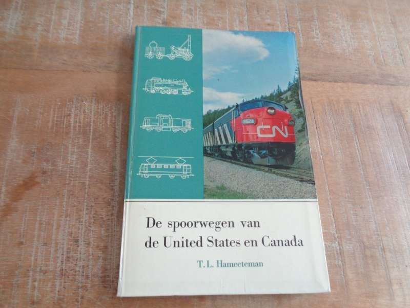 De Spoorwegen van de United States en Canada - NL Boek 1966, Verzenden, Zo goed als nieuw, Trein, Overige typen