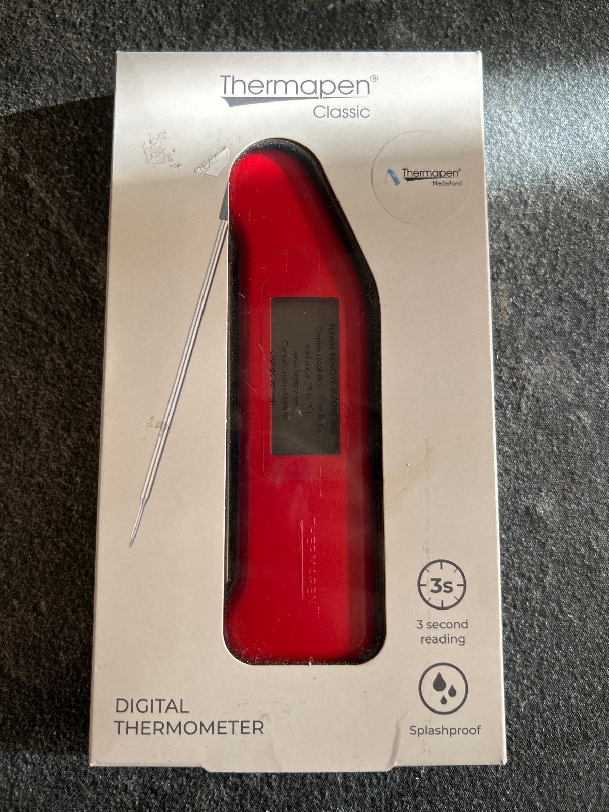 Thermapen Classic Digitale Thermometer - Rood, Overige typen, Kunststof, Nieuw, Ophalen of Verzenden