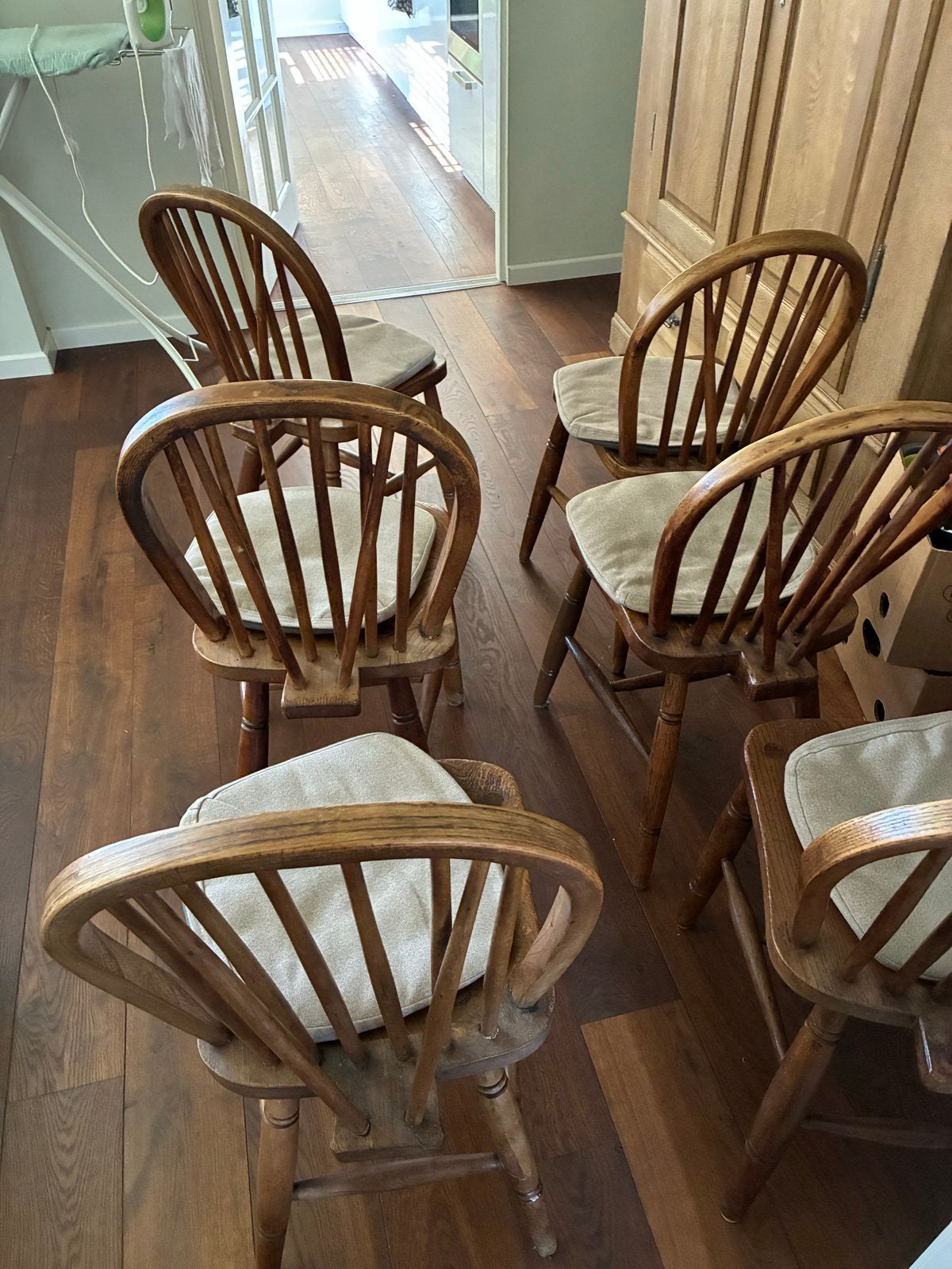 Set van 6 klassieke Windsor stoelen, Antiek en Kunst, Ophalen