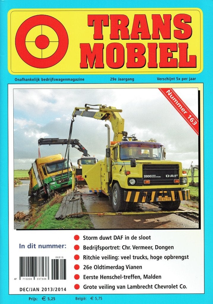 Transmobiel 2013-2014 nr. 163, Boeken, Verzenden, Gelezen, Algemeen