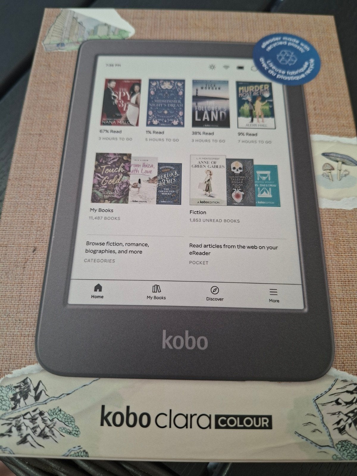 Kobo Clara Colour e-reader - Nieuw in verpakking, Computers en Software, E-readers, Ophalen, Bluetooth, 6 inch of minder, Nieuw