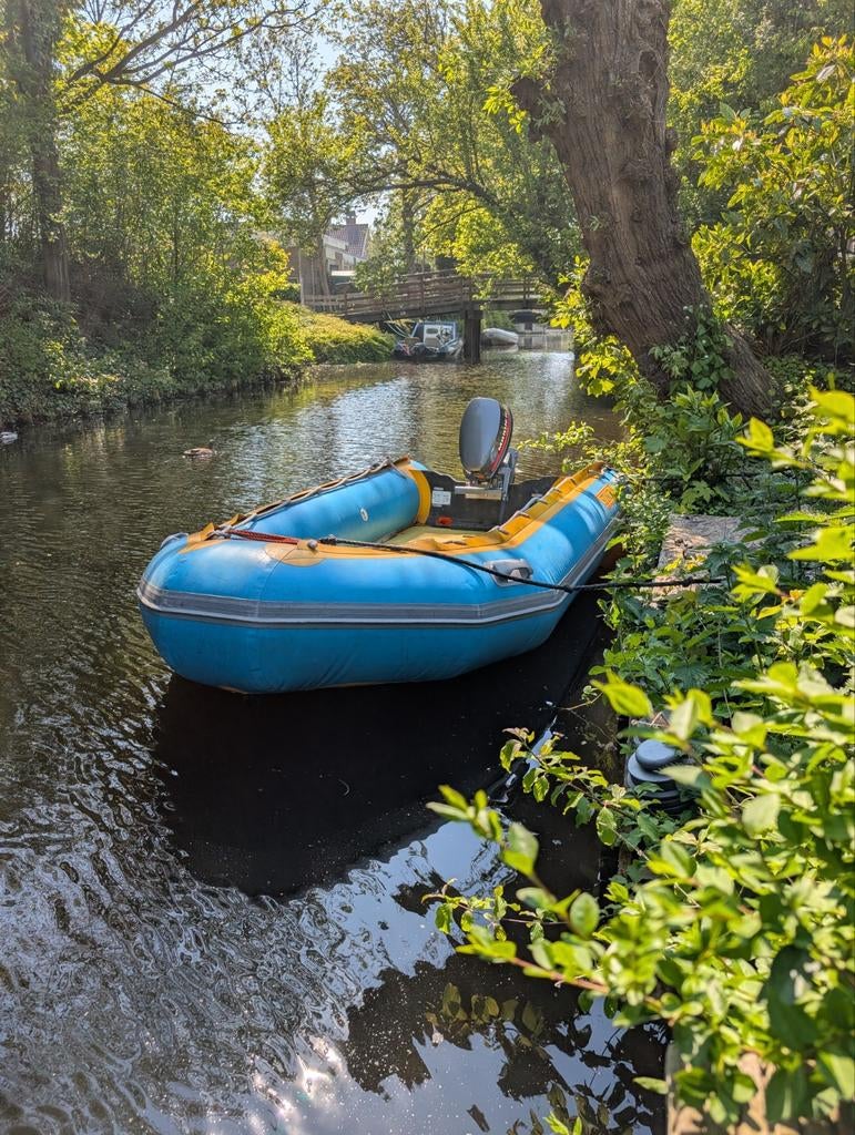Mariner 5 PK 2-takt kortstaart met boot en accessoires, Watersport en Boten, Bootonderdelen, Ophalen, Gebruikt, Motor en Techniek