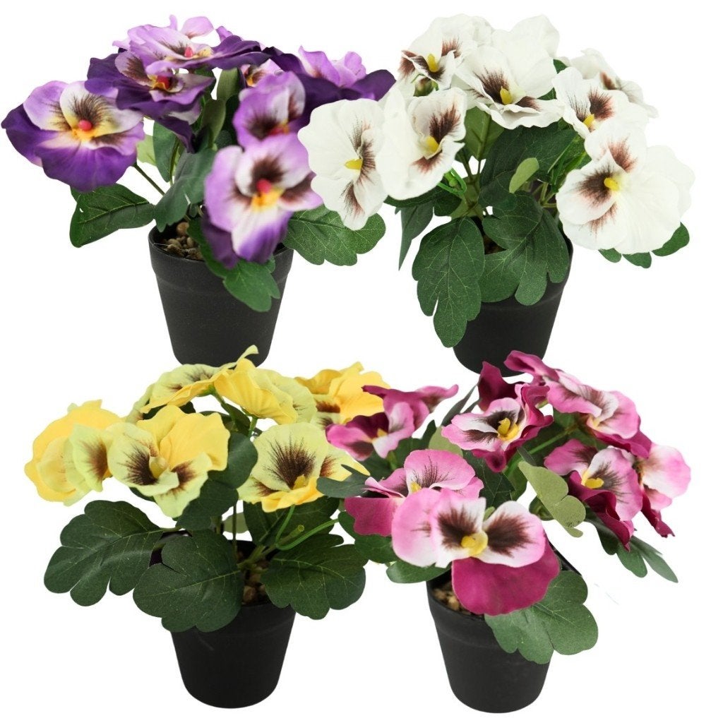 VIOOLTJES - KUNST - 4 KLEUREN, Huis en Inrichting, Ophalen of Verzenden, Nieuw, Binnen