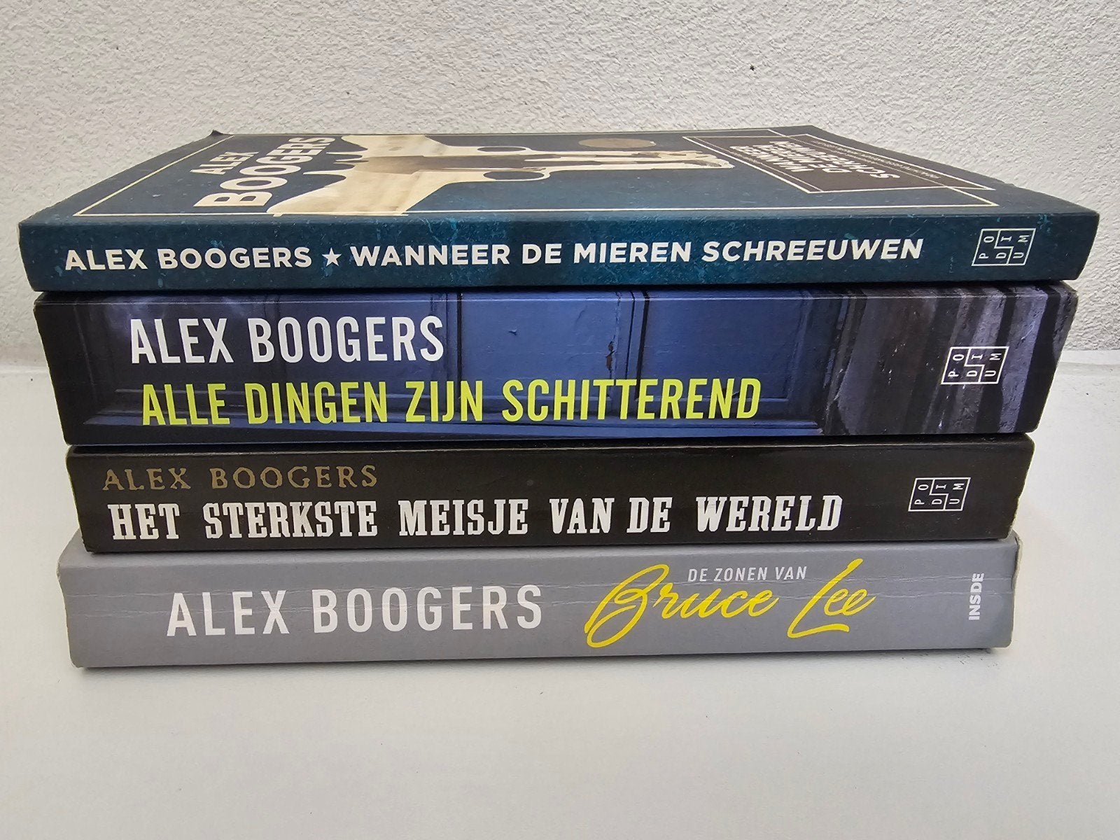 Alex Boogers Boekenpakket: 4 Romans, Boeken, Ophalen of Verzenden, Gelezen, Alex Boogers