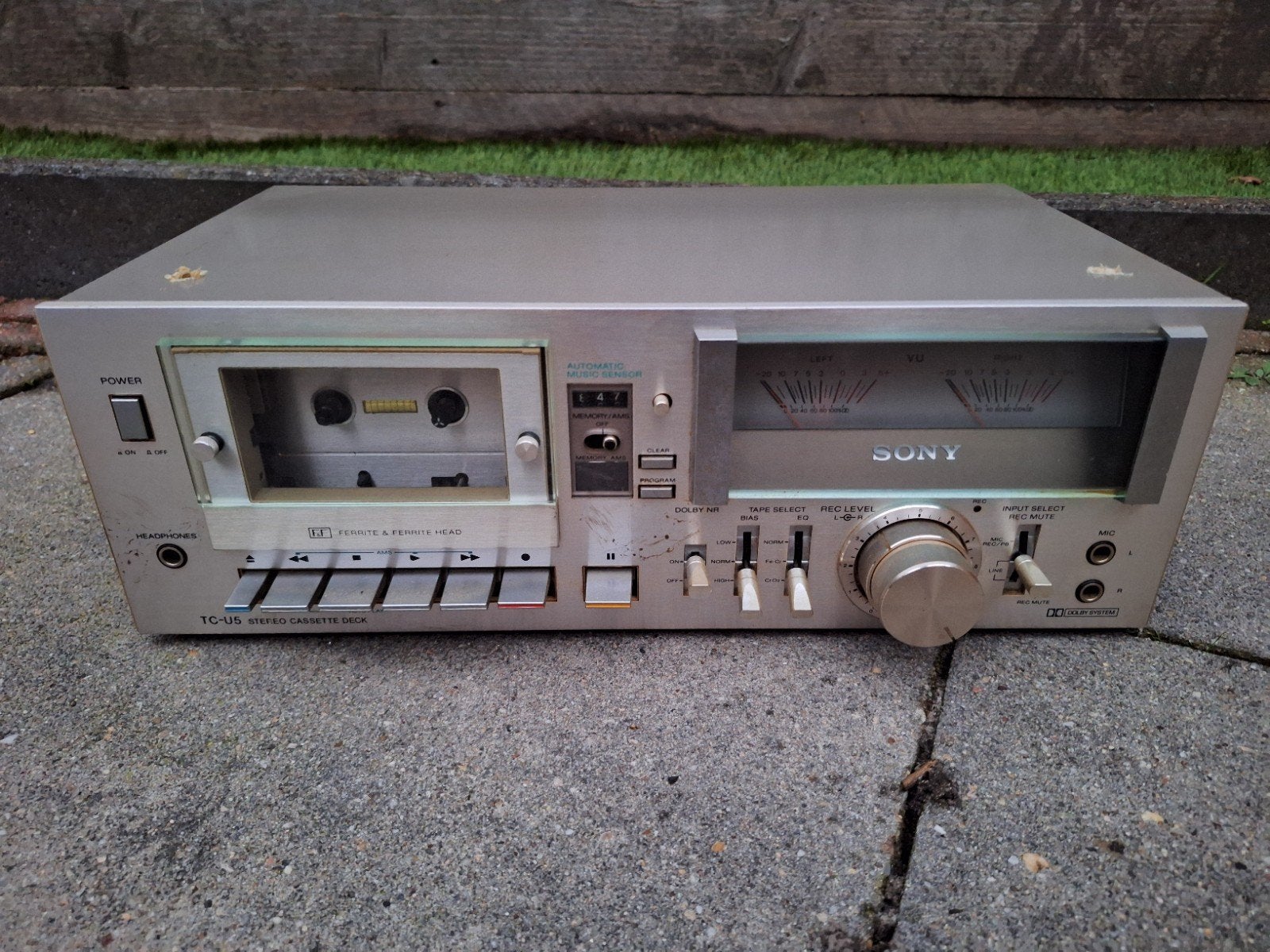 Sony TC-U5 Stereo Cassette Deck, Audio, Tv en Foto, Ophalen, Enkel, Sony