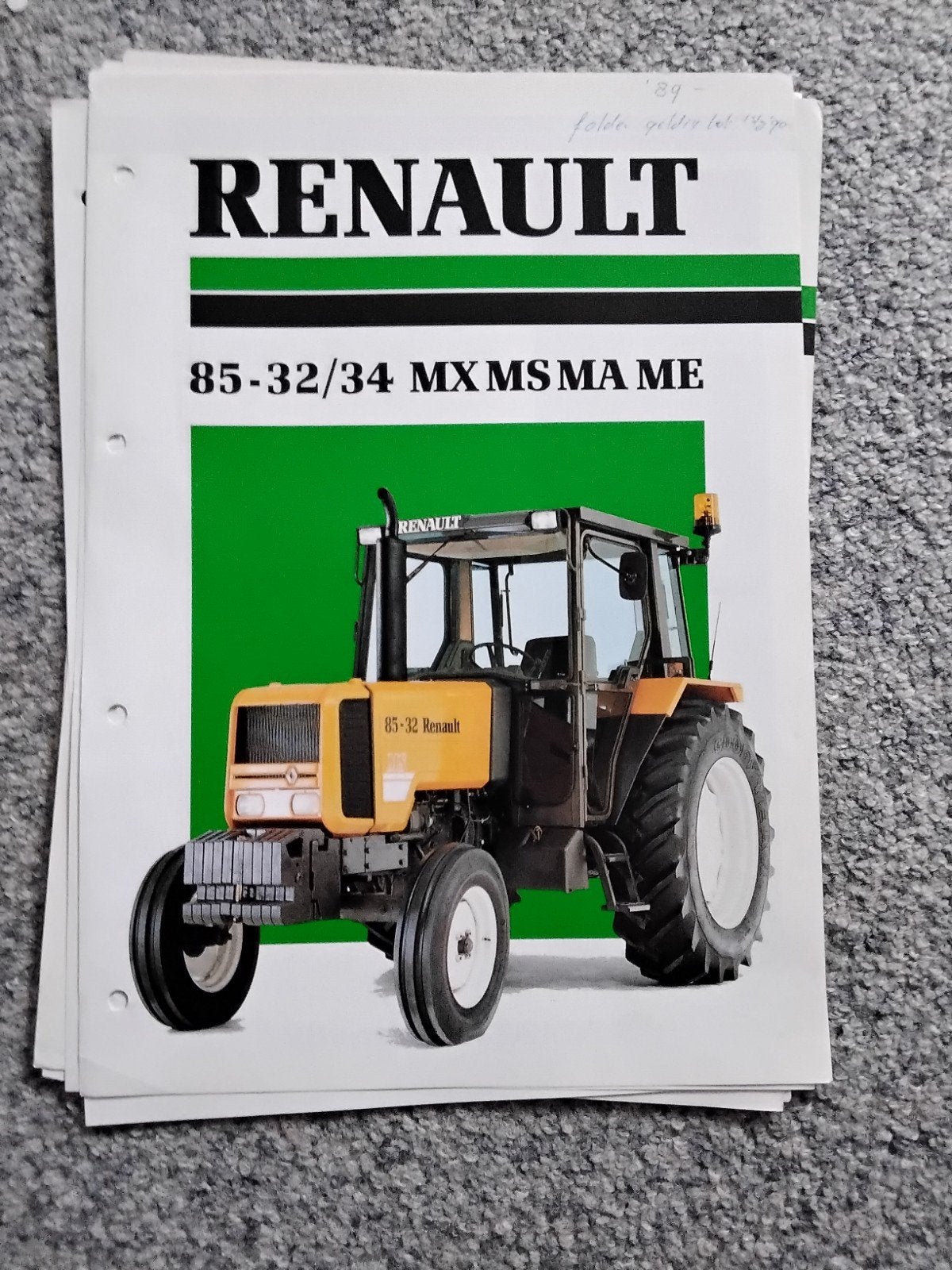 RENAULT TREKKER FOLDERS, Ophalen of Verzenden, Zo goed als nieuw