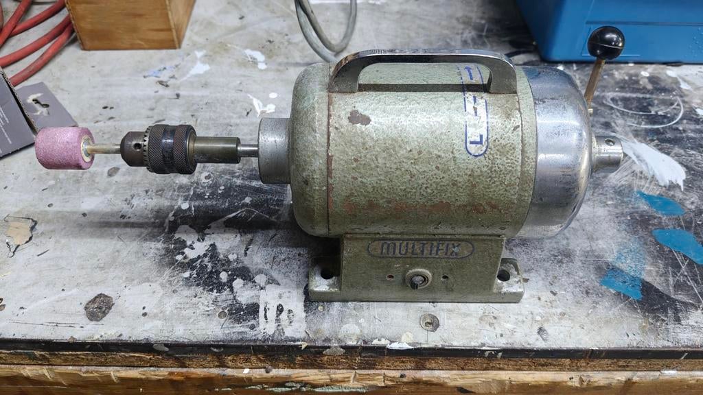 Multifix M80 Werkbankslijpmachine - 80 Watt, Ophalen of Verzenden, Gebruikt, Minder dan 700 watt, Werkbankslijpmachine
